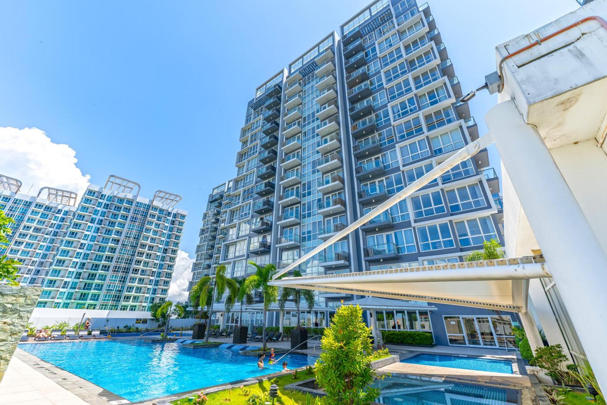 Mactan Newtown - 1Br Stunning Ocean View And City View Lapu-Lapu City Exterior photo